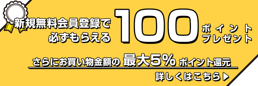 すぐに使える100ポイントプレゼント